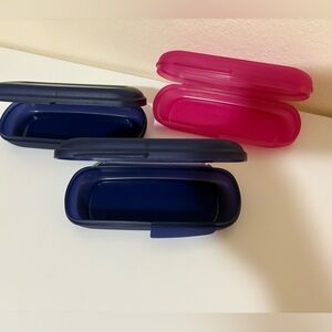 Set of 3 Tupperware Pink and Black Phone Cases